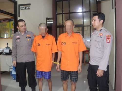 Bawa 100 Pil Ekstasi, Dua Pria Ditangkap Satnarkoba Polres Pringsewu