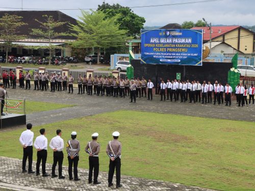 Polres Pringsewu Gelar Operasi Keselamatan 2026, Sasar 9 Pelanggaran Prioritas