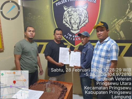 Polsek Pringsewu Kota Amankan Pria Diduga Pungli Sopir Solar di SPBU Pajaresuk