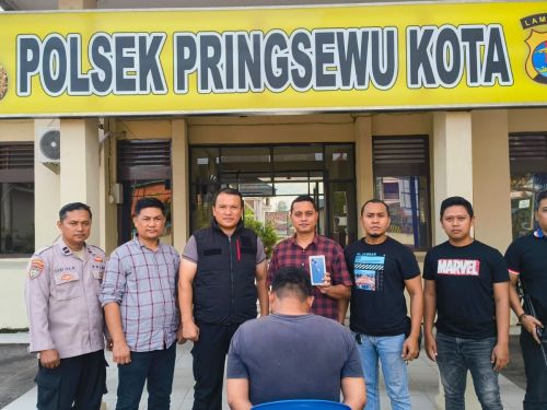 Polsek Pringsewu Kota Ringkus Pelaku Pemerasan Berkedok Video Asusila